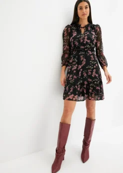 bonprix bonprix Vestidos>Vestido Negro con flores