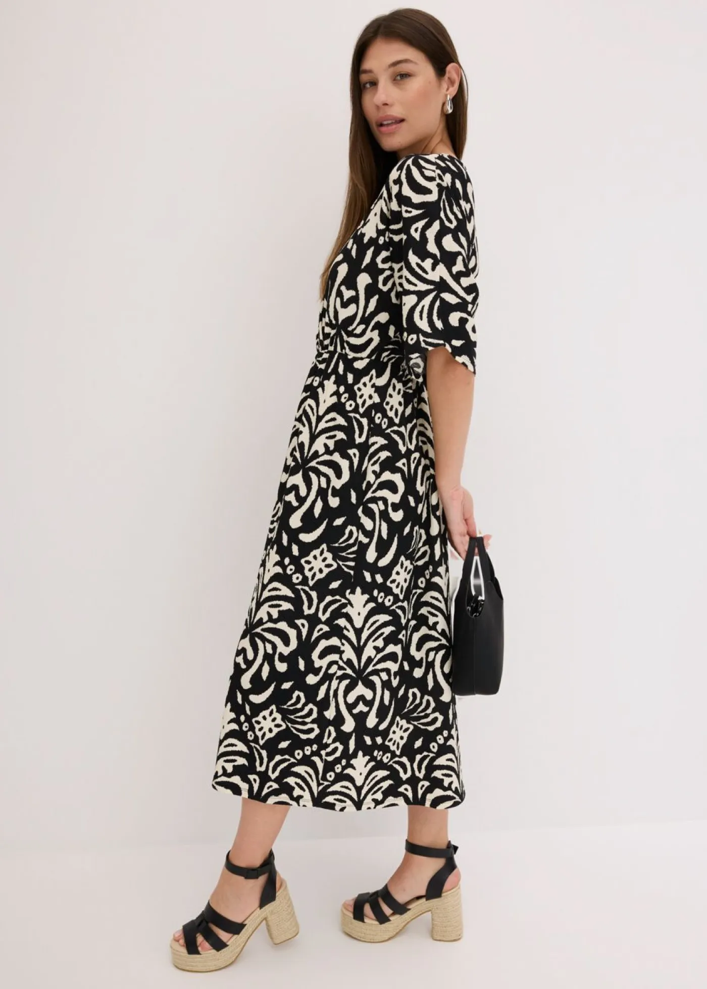 bonprix bonprix Vestidos|Novedades>Vestido Negro-blanco