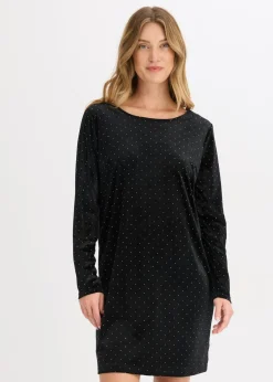 bonprix bonprix Vestidos>Vestido Negro metalizado