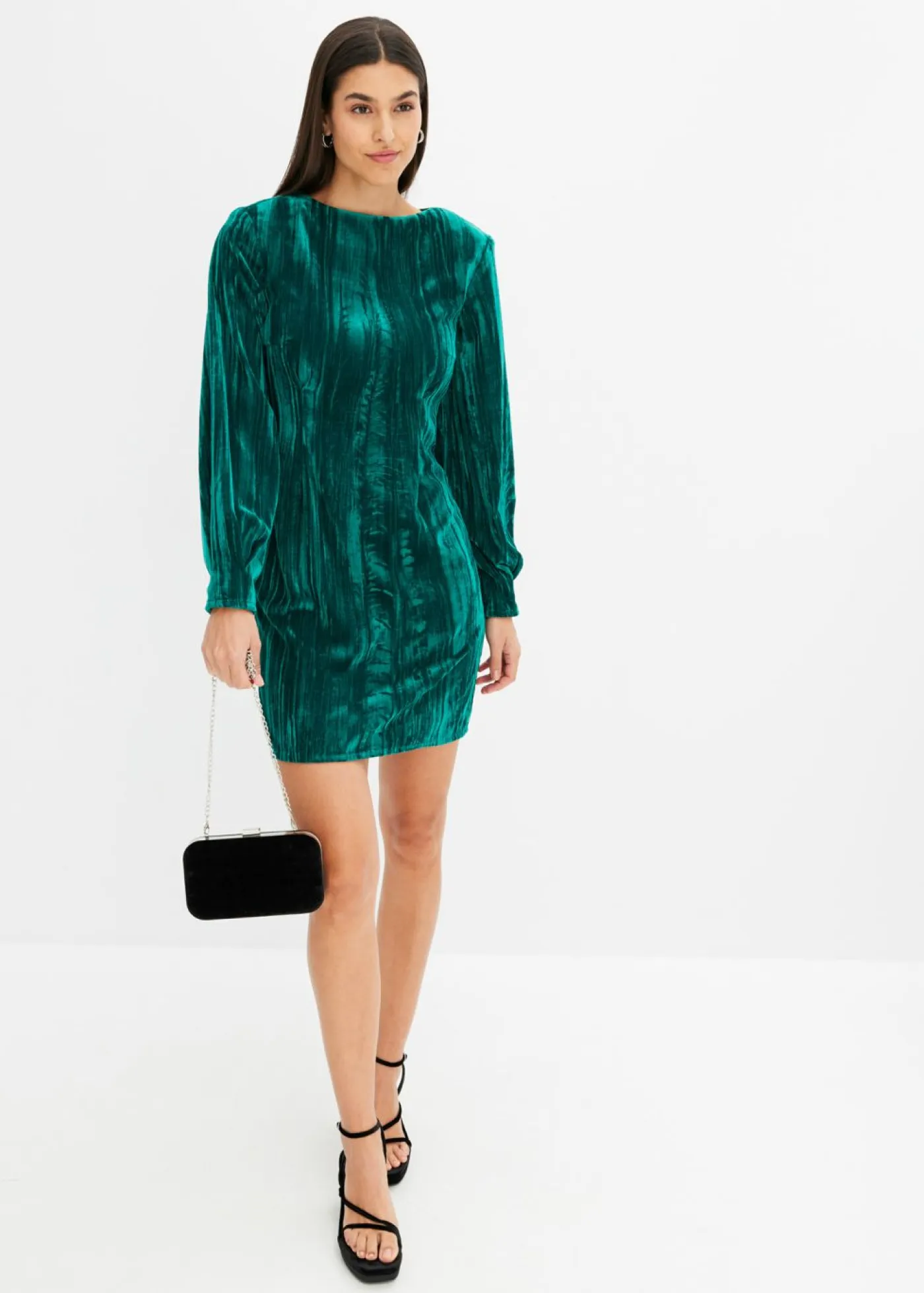 bonprix bonprix Vestidos>Vestido verde, brillante