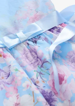 bonprix bonprix Ropa 2 A 9 Años·Vestidos Y Faldas>Vestido acampanado Azul claro de flores