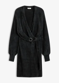 Mujer bonprix bonprix Vestido ajustado de punto con accesorio