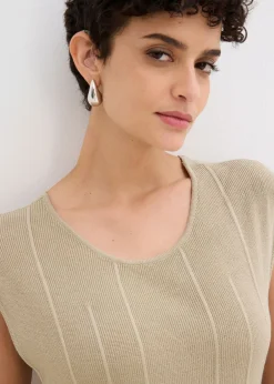 Mujer bonprix bonprix Vestido ajustado de punto de mezcla de viscosa