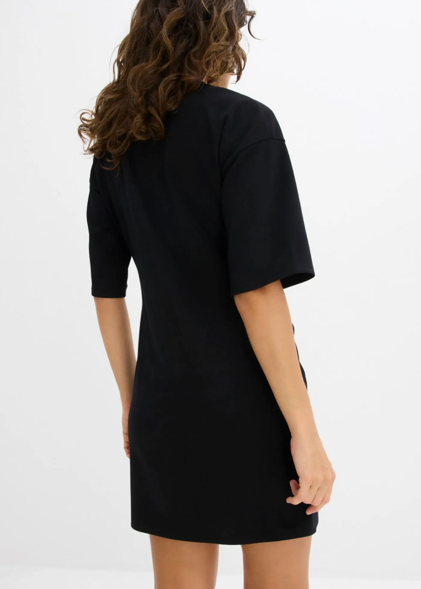 bonprix bonprix Vestidos>Vestido ancho tipo camiseta Negro