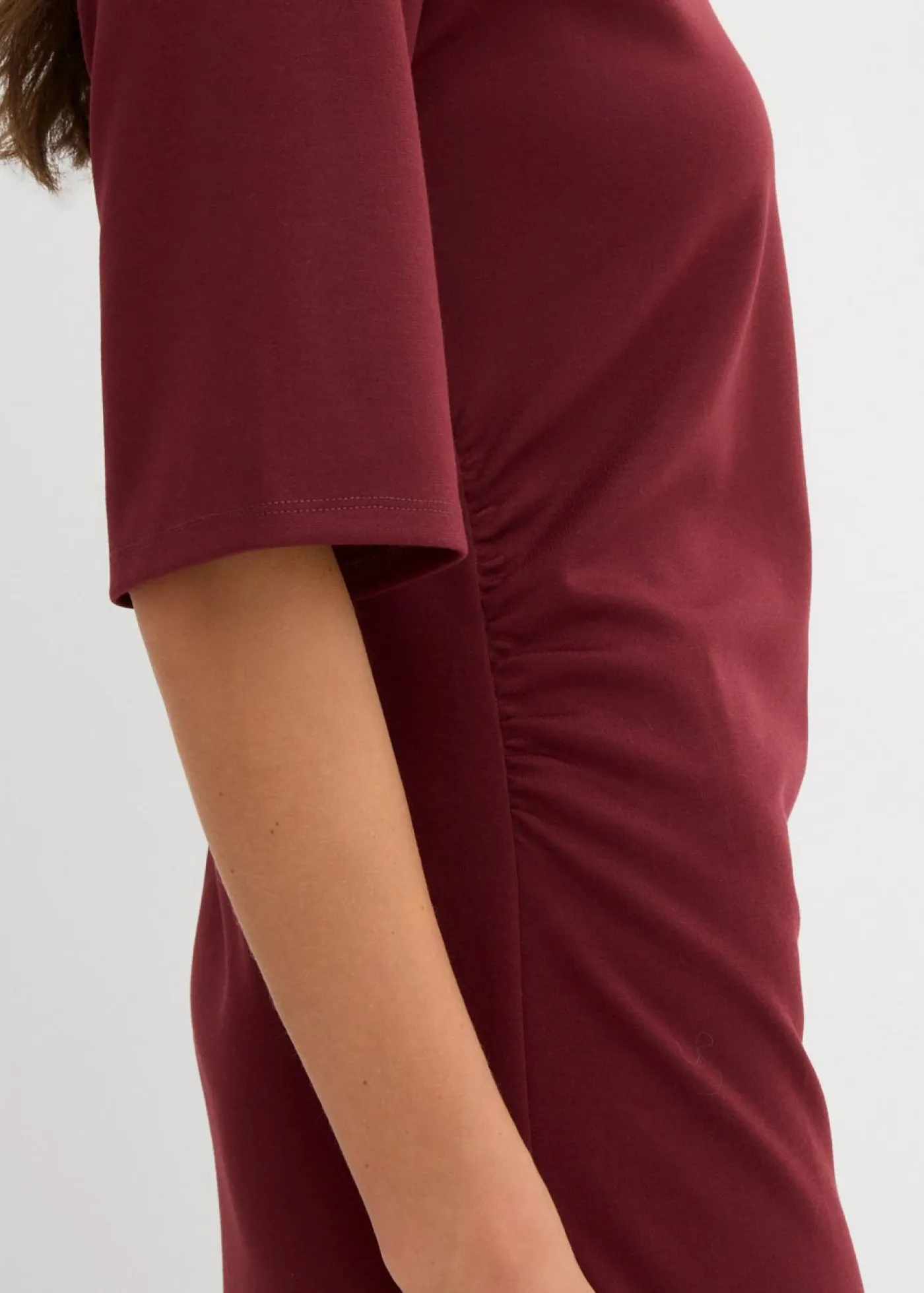 bonprix bonprix Vestidos>Vestido ancho tipo camiseta rojo avellana