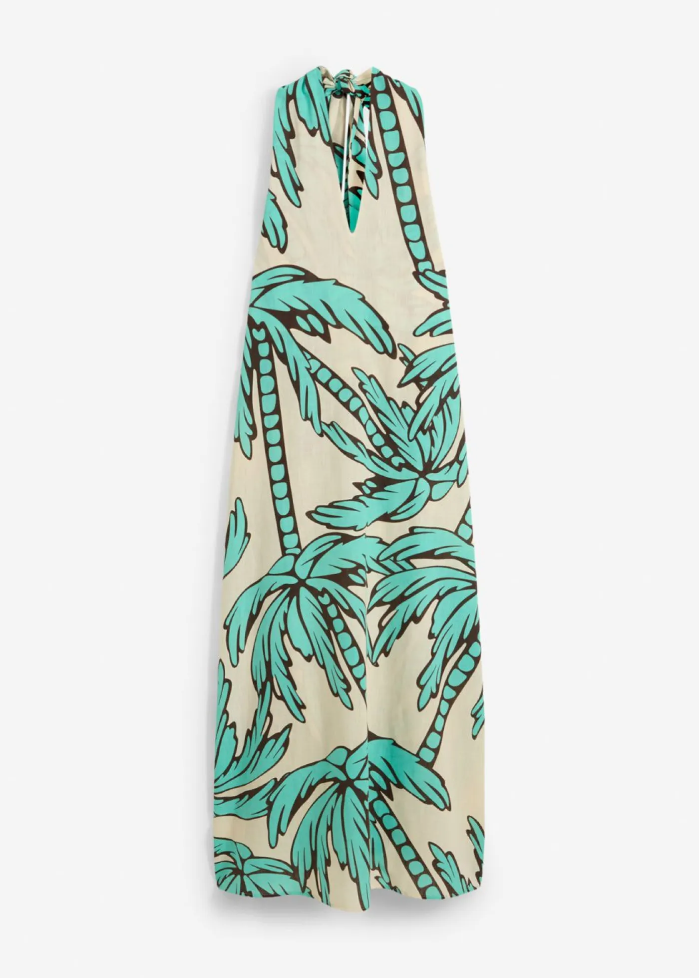 Mujer bonprix bonprix Vestido anudado al cuello con corte en A