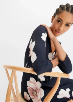 Mujer bonprix bonprix Vestido asimétrico de punto con cordón