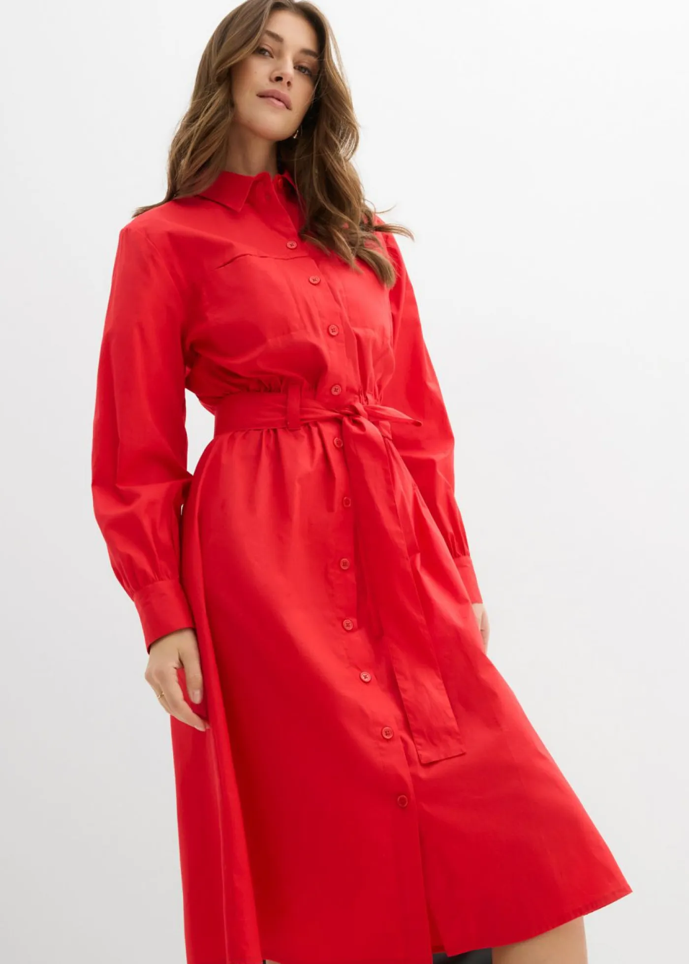 bonprix bonprix Vestidos>Vestido camisero fresa