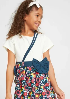 Niños bonprix bonprix Vestido camisero + bolso (2 unidades) de algodón orgánico puro