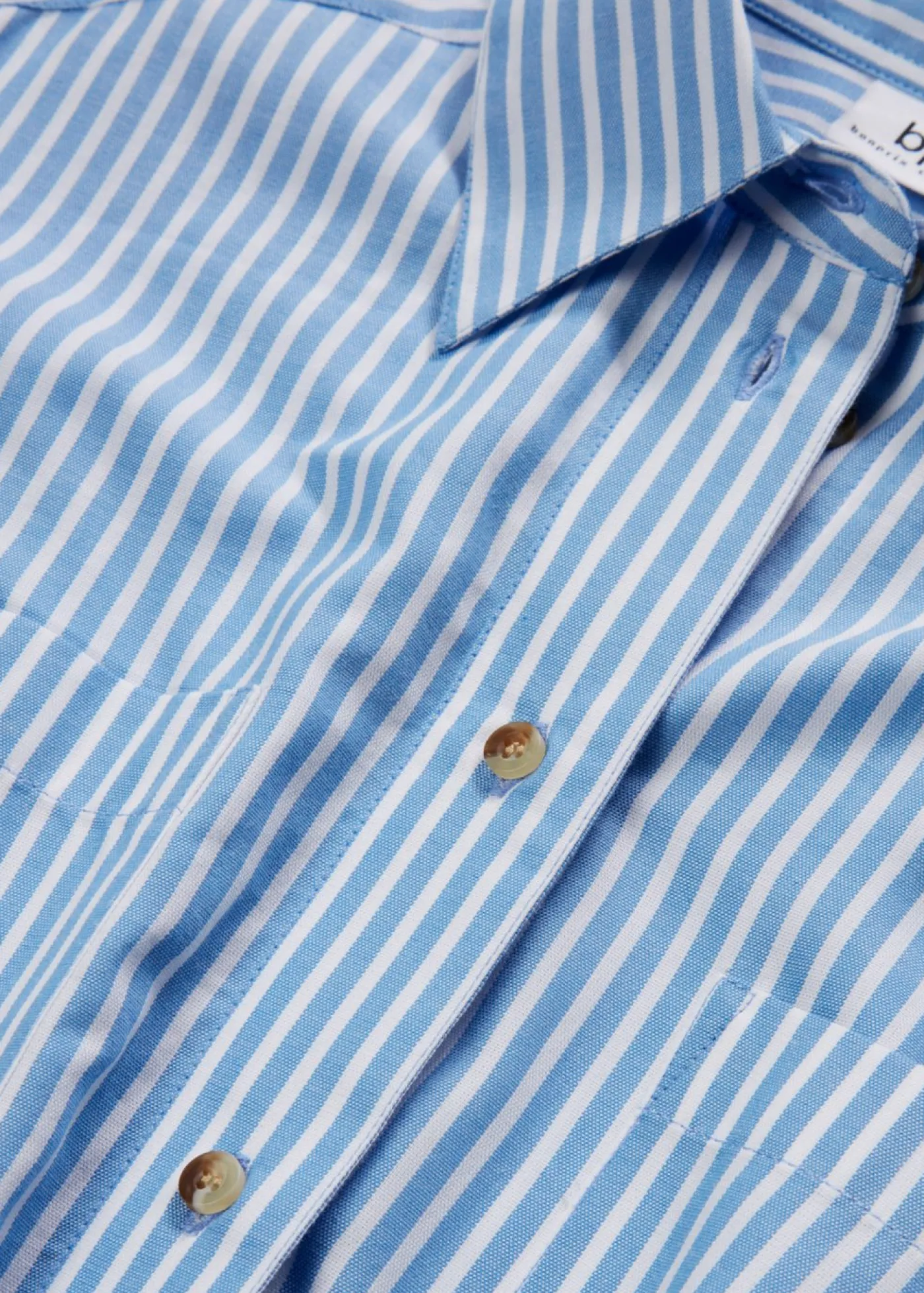 Mujer bonprix bonprix Vestido camisero a rayas con cordón