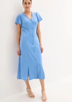 Mujer bonprix bonprix Vestido camisero con abertura