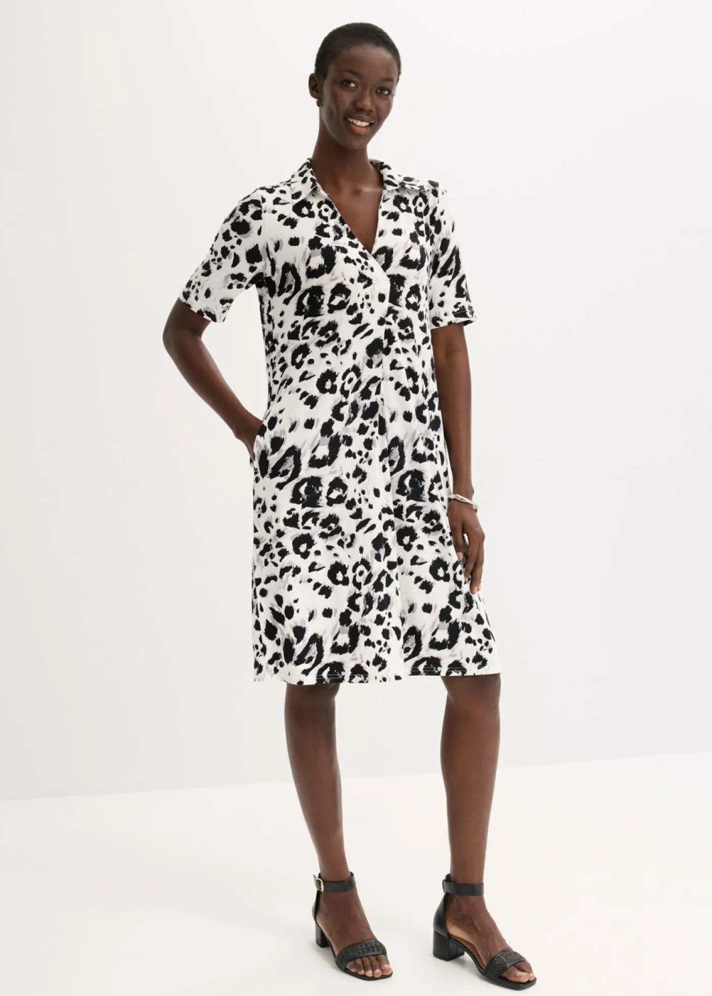 Mujer bonprix bonprix Vestido camisero con bolsillos