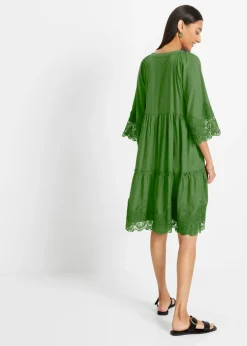 Mujer bonprix bonprix Vestido camisero con encaje