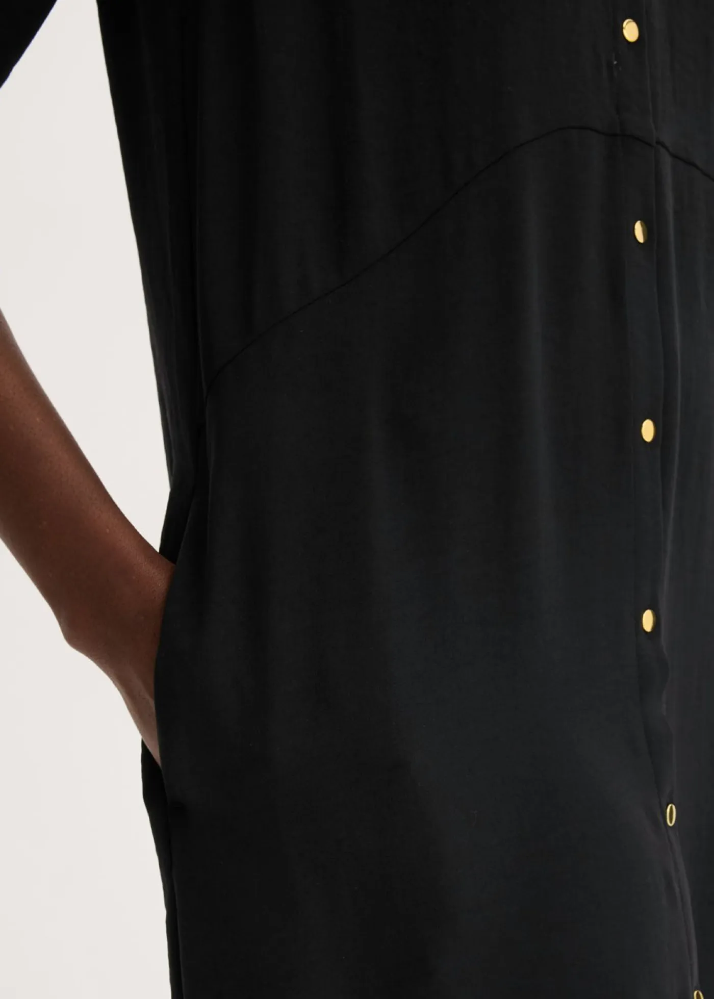 Mujer bonprix bonprix Vestido camisero con encaje en escalera