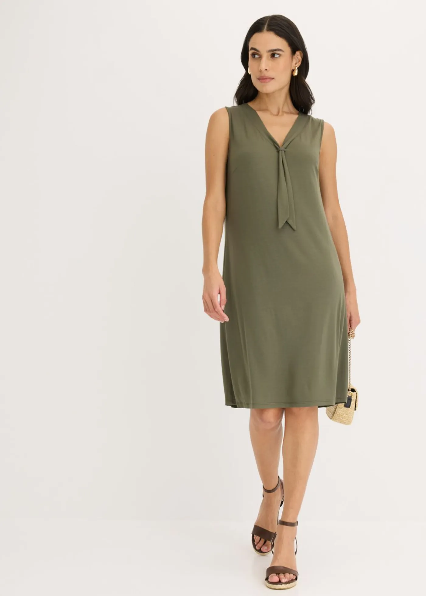 Mujer bonprix bonprix Vestido camisero con lazo