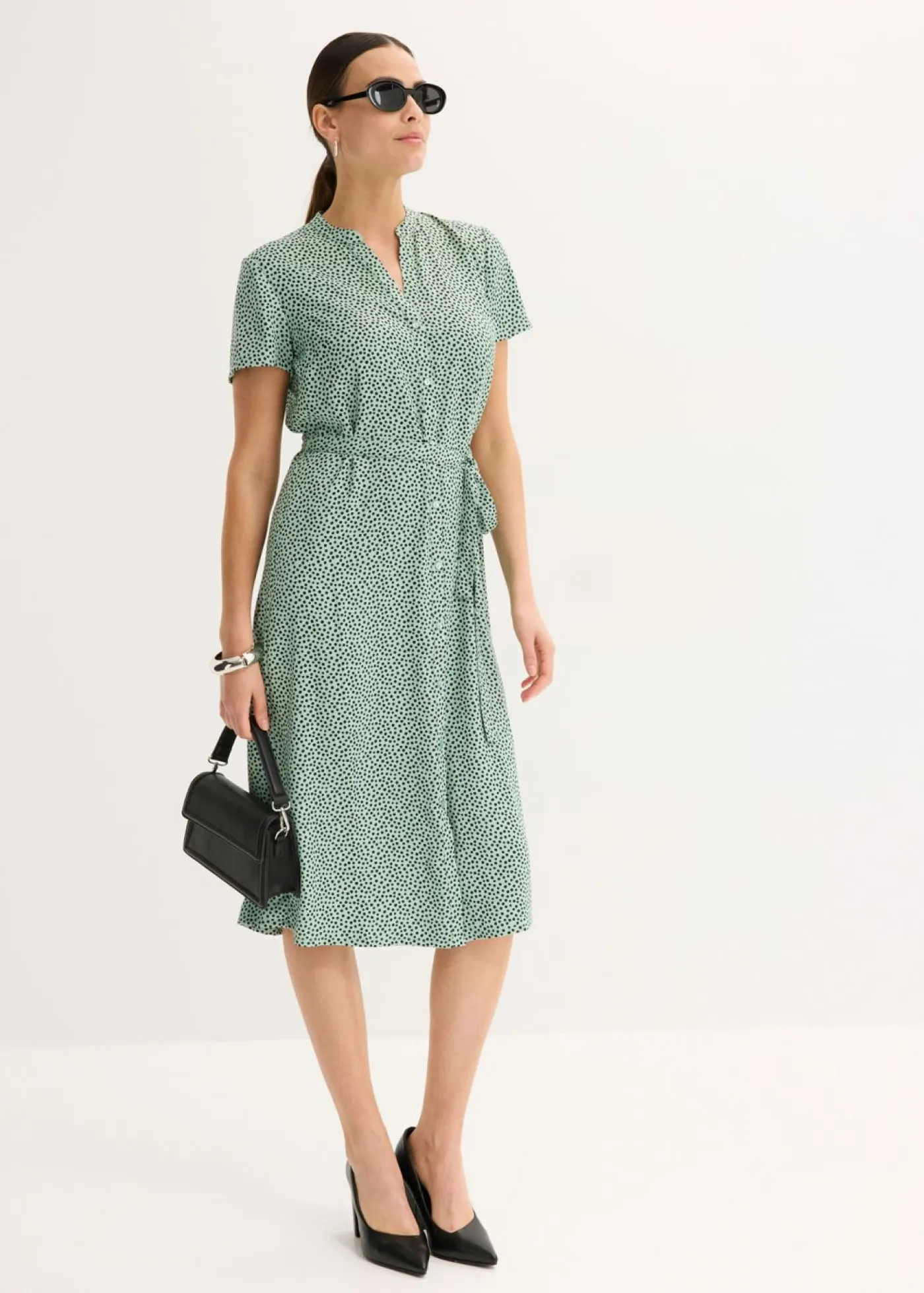 Mujer bonprix bonprix Vestido camisero con lunares