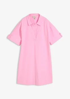 Mujer bonprix bonprix Vestido camisero confeccionado con mezcla de algodón orgánico elástico