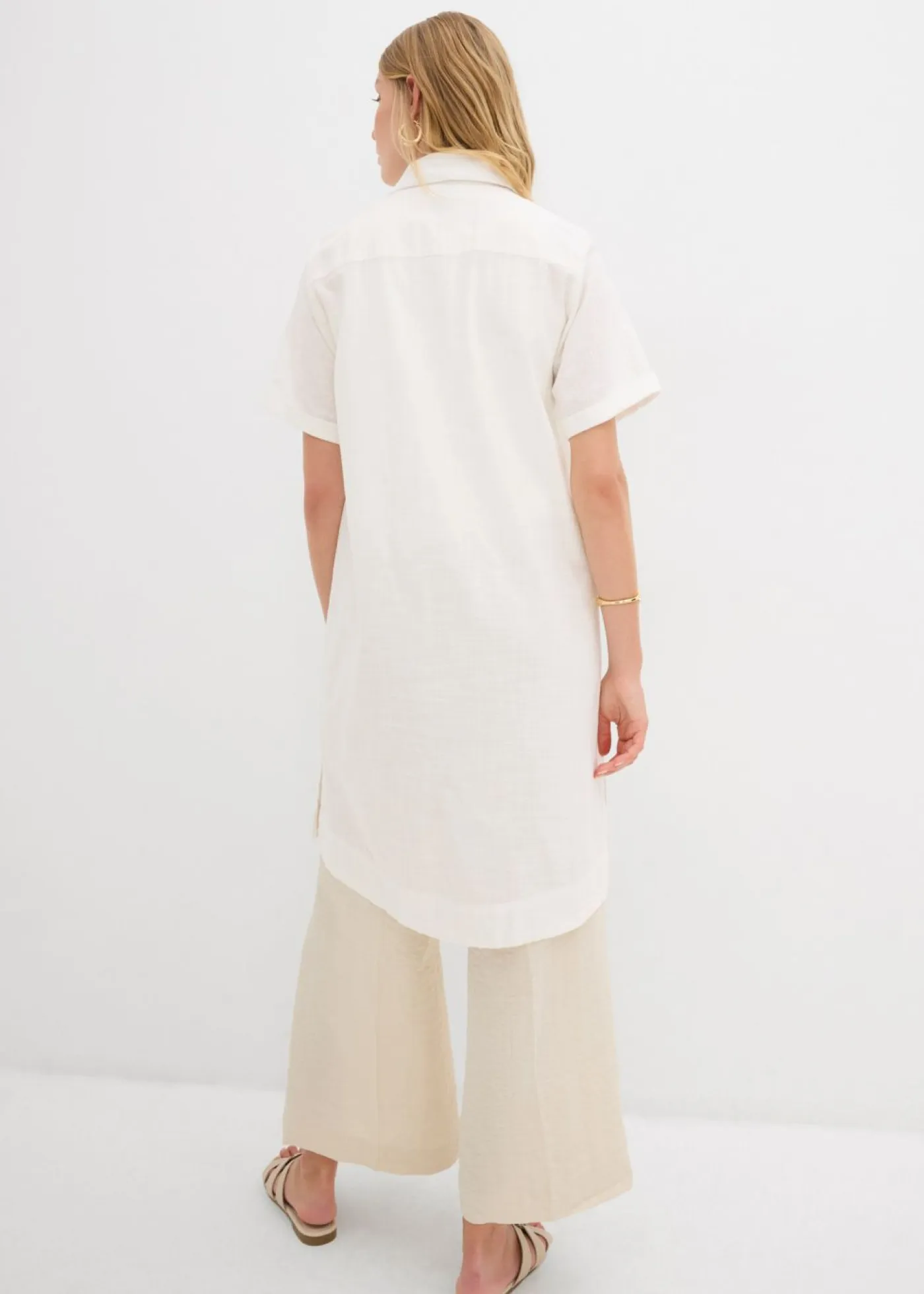 Mujer bonprix bonprix Vestido camisero de algodón puro