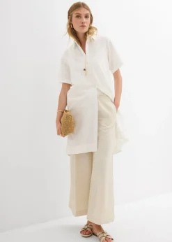 Mujer bonprix bonprix Vestido camisero de algodón puro