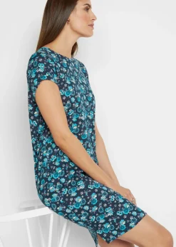 Mujer bonprix bonprix Vestido camisero de algodón puro con aberturas laterales (2 unidades)