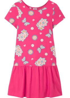 bonprix bonprix Ropa 9 A 16 Años·Vestidos Y Monos>Vestido camisero de algodón orgánico puro fucsia