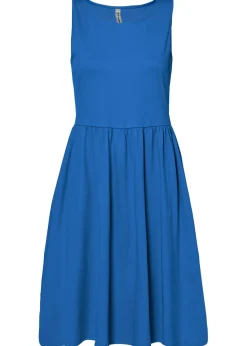 bonprix bonprix Vestidos>Vestido camisero de algodón puro con bolsillos Azur