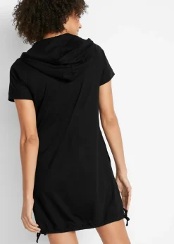 Mujer bonprix bonprix Vestido camisero de algodón, manga corta