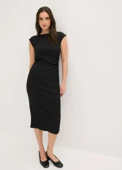 Mujer bonprix bonprix Vestido camisero de crepé estructurado