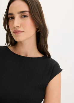 Mujer bonprix bonprix Vestido camisero de crepé estructurado