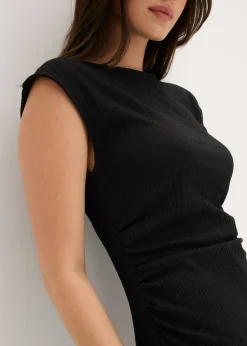 Mujer bonprix bonprix Vestido camisero de crepé estructurado