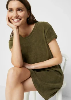 Mujer bonprix bonprix Vestido camisero de felpa