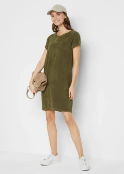 Mujer bonprix bonprix Vestido camisero de felpa