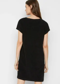 Mujer bonprix bonprix Vestido camisero de felpa