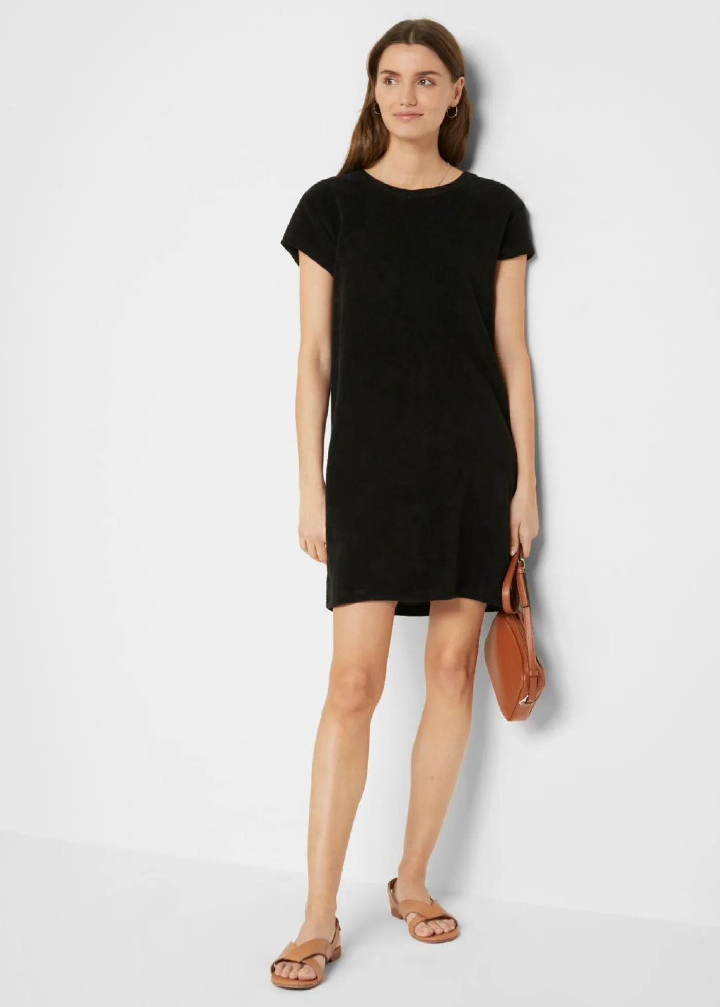 Mujer bonprix bonprix Vestido camisero de felpa