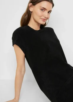 Mujer bonprix bonprix Vestido camisero de felpa