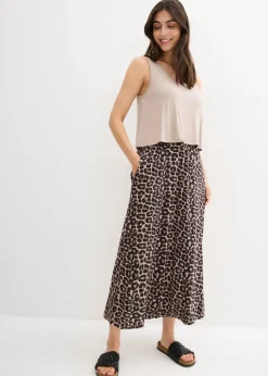 Mujer bonprix bonprix Vestido camisero de mezcla fluida de viscosa y elastano