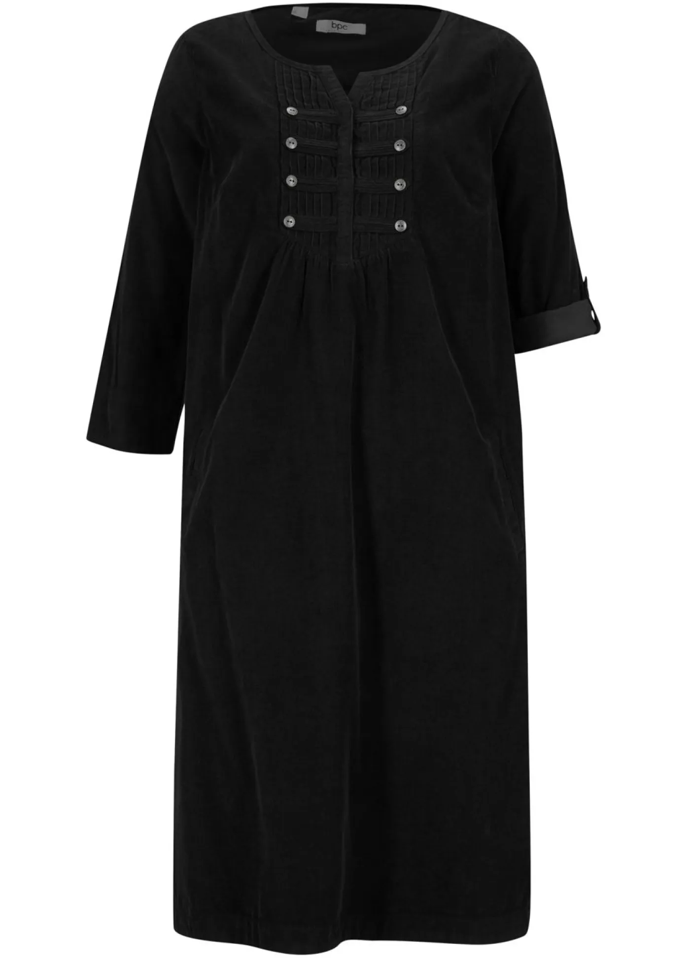 Mujer bonprix bonprix Vestido camisero de pana de algodón puro