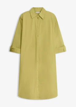 Mujer bonprix bonprix Vestido camisero de popelín de algodón