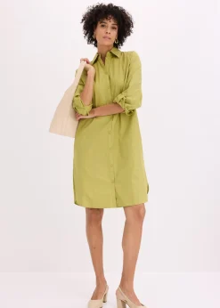 Mujer bonprix bonprix Vestido camisero de popelín de algodón