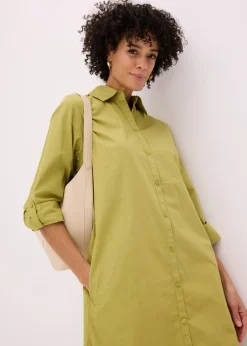 Mujer bonprix bonprix Vestido camisero de popelín de algodón