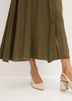 Mujer bonprix bonprix Vestido camisero de viscosa fluida