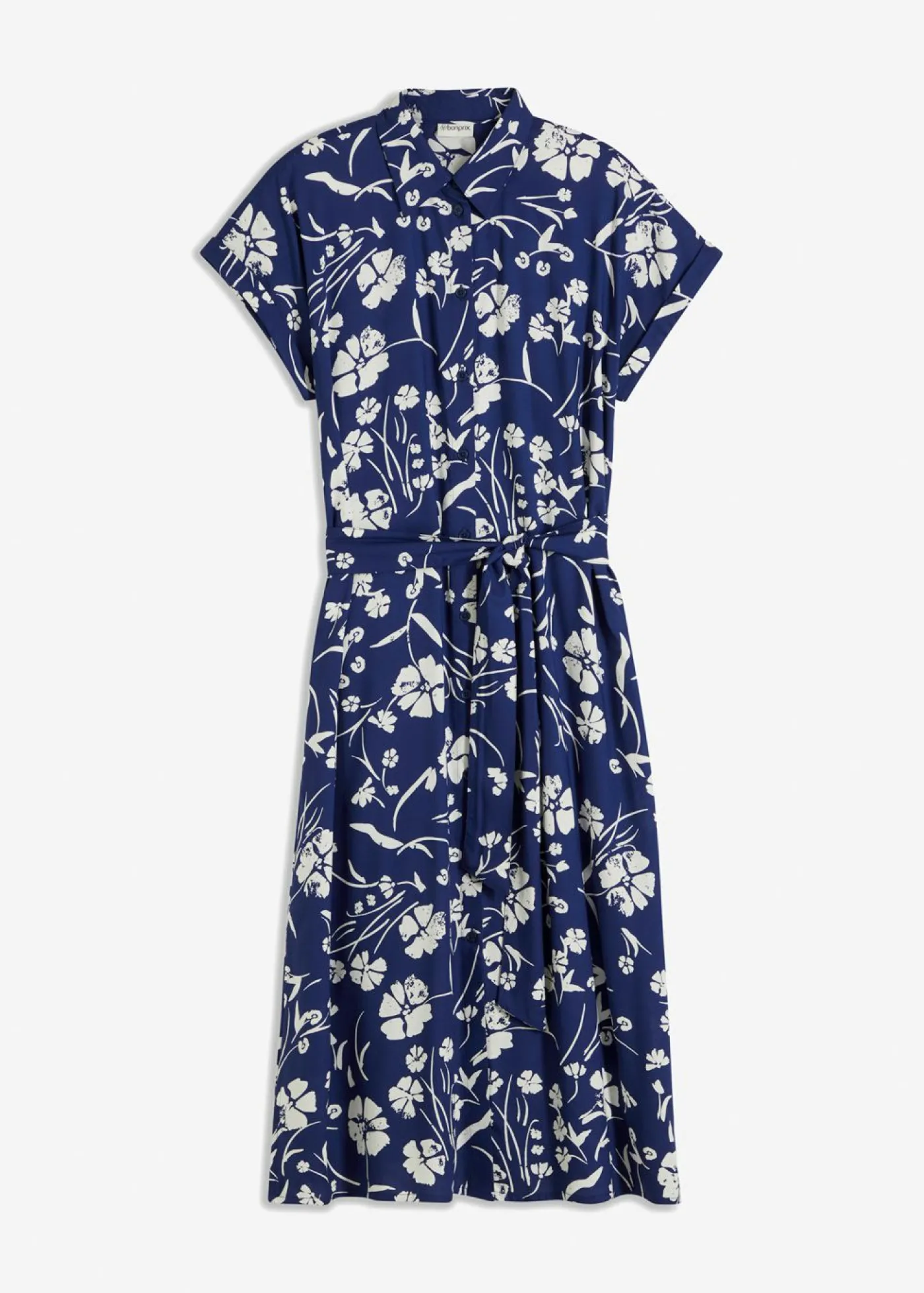 Mujer bonprix bonprix Vestido camisero de viscosa pura