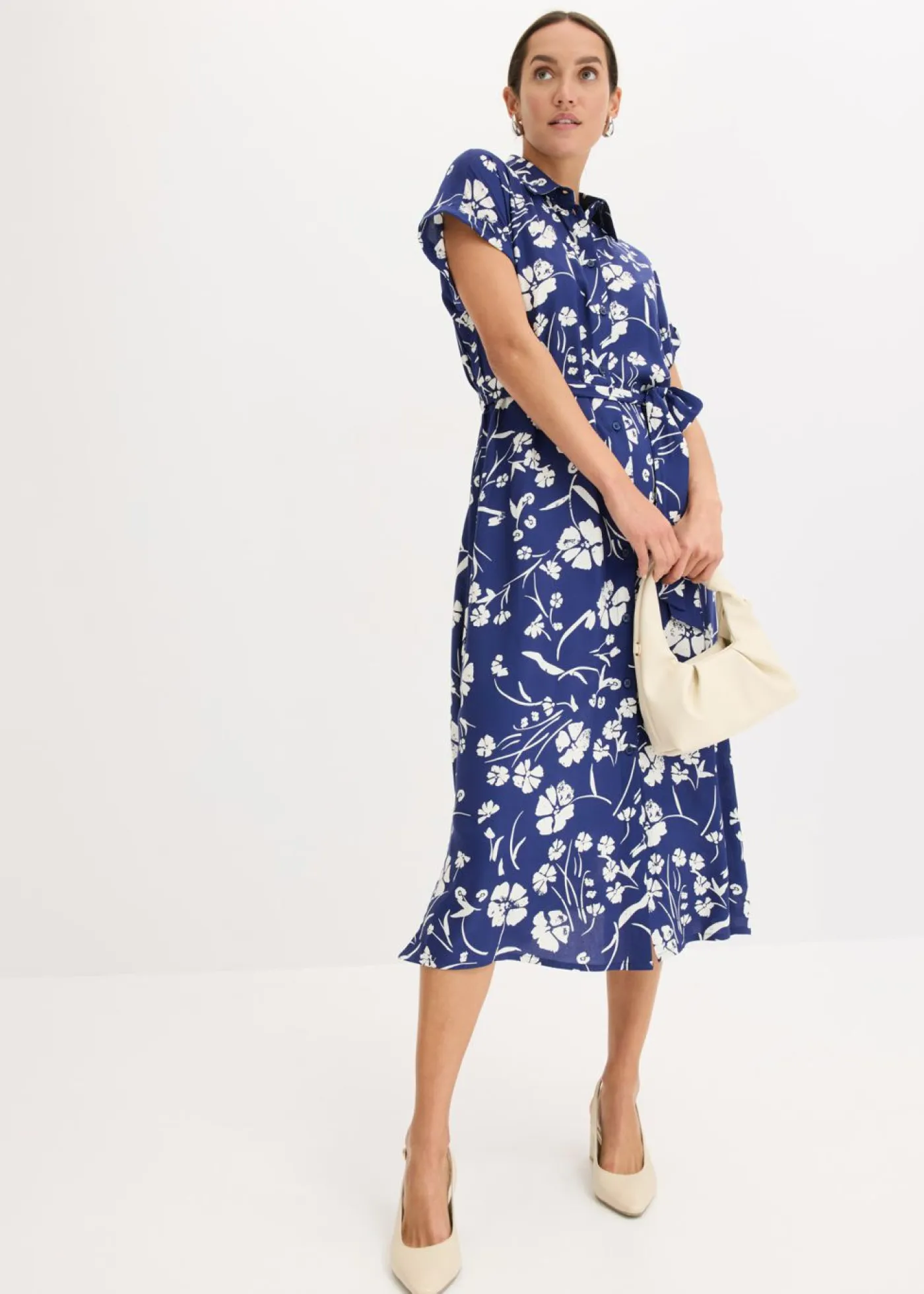 Mujer bonprix bonprix Vestido camisero de viscosa pura