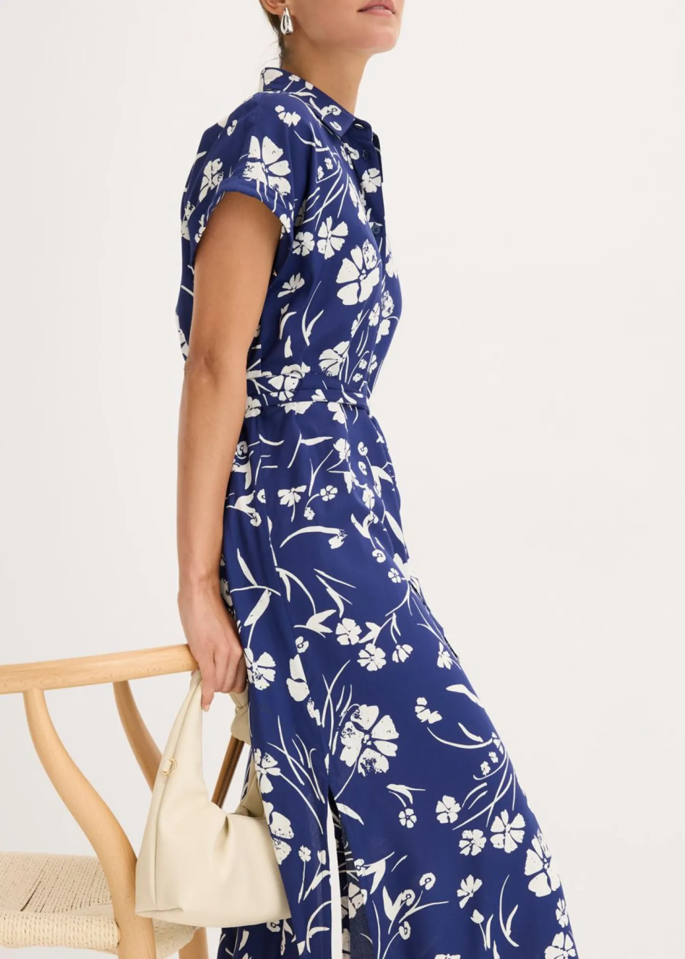 Mujer bonprix bonprix Vestido camisero de viscosa pura