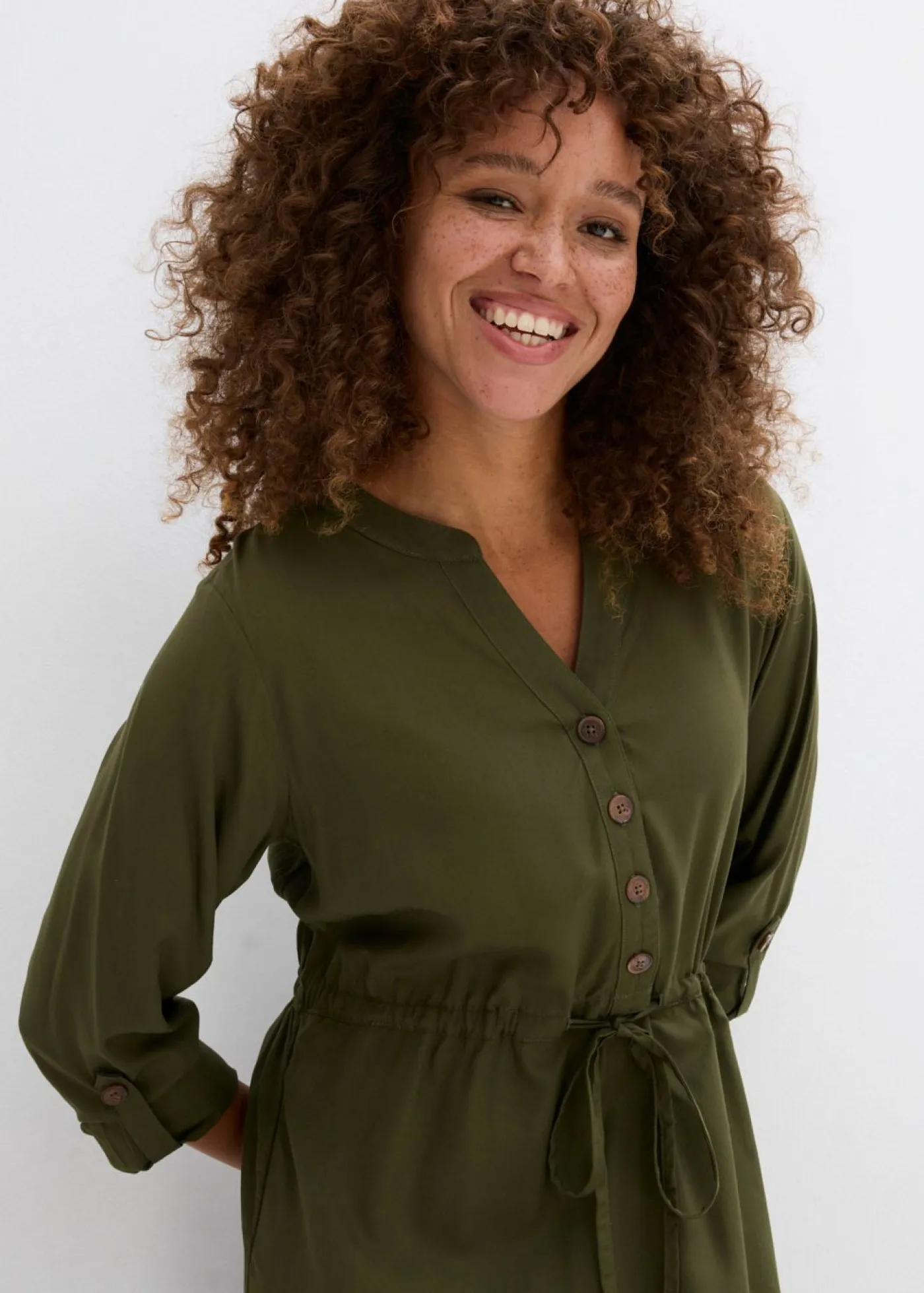 Mujer bonprix bonprix Vestido camisero de viscosa suave