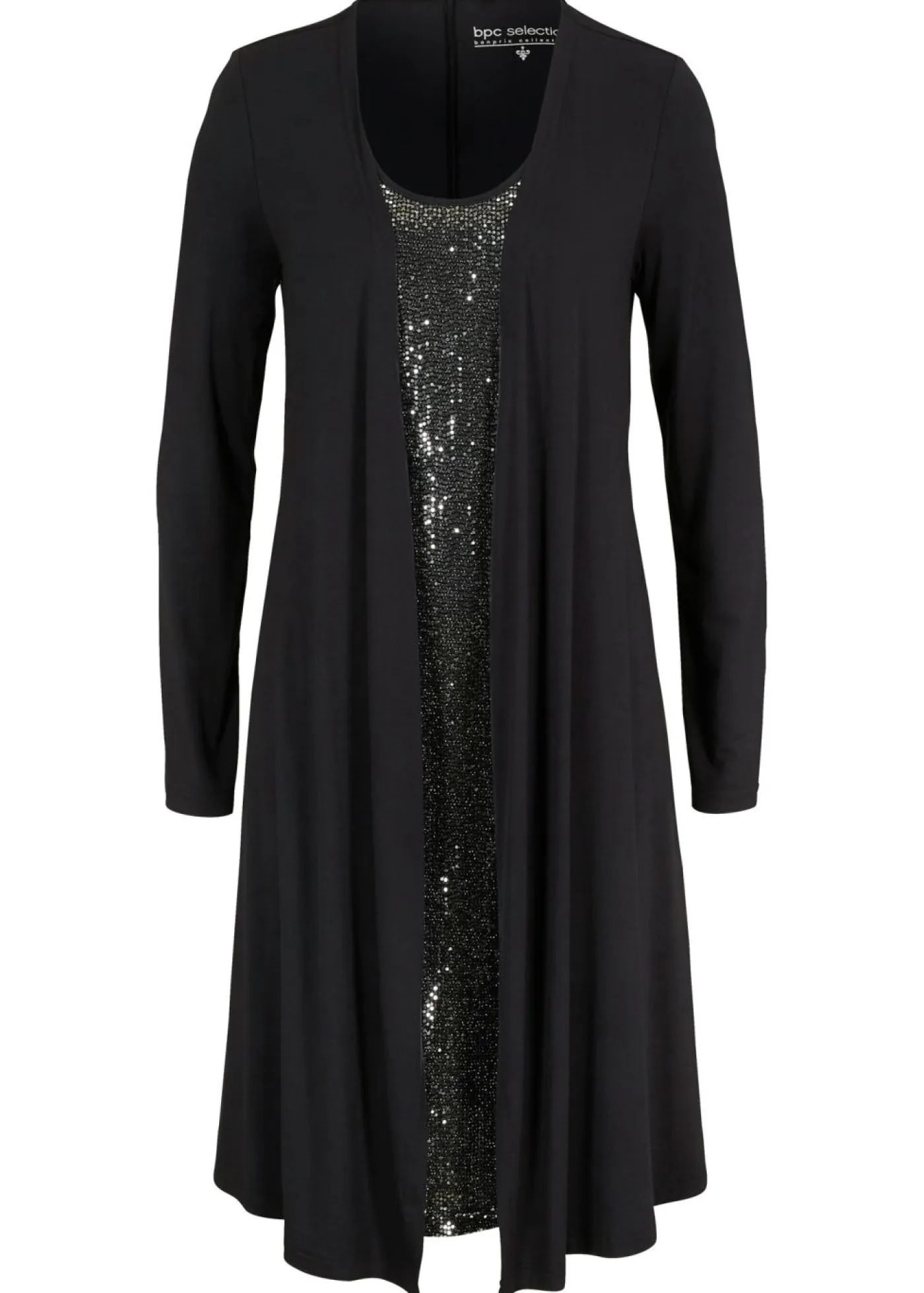 Mujer bonprix bonprix Vestido camisero de viscosa sostenible con aspecto doble