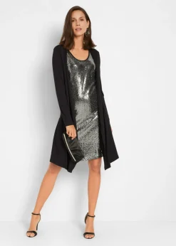 Mujer bonprix bonprix Vestido camisero de viscosa sostenible con aspecto doble