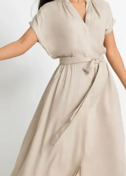 Mujer bonprix bonprix Vestido camisero de viscosa fluida