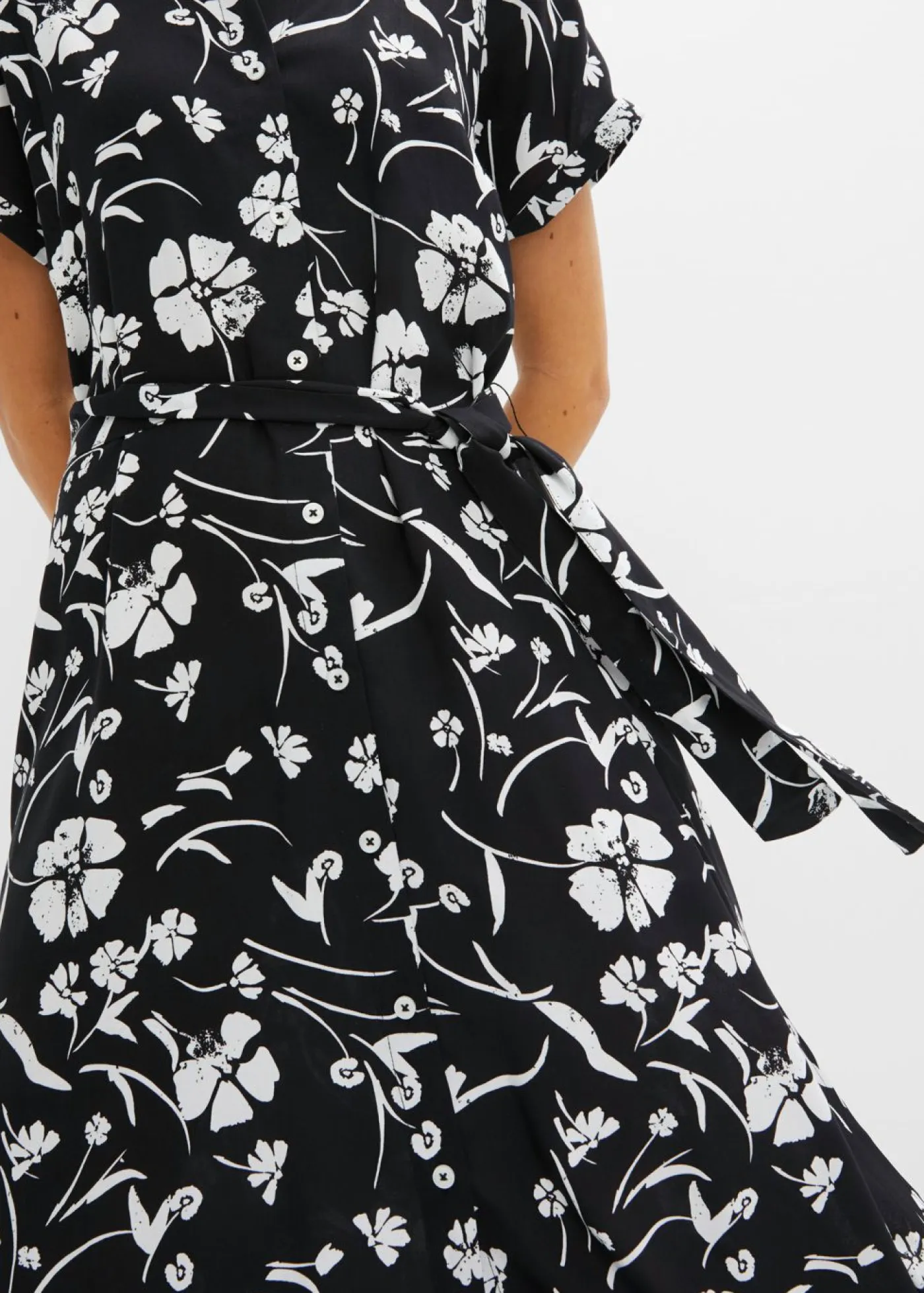 Mujer bonprix bonprix Vestido camisero de viscosa pura