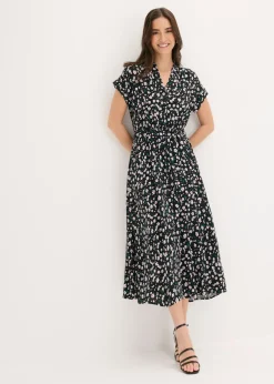 Mujer bonprix bonprix Vestido camisero de viscosa fluida